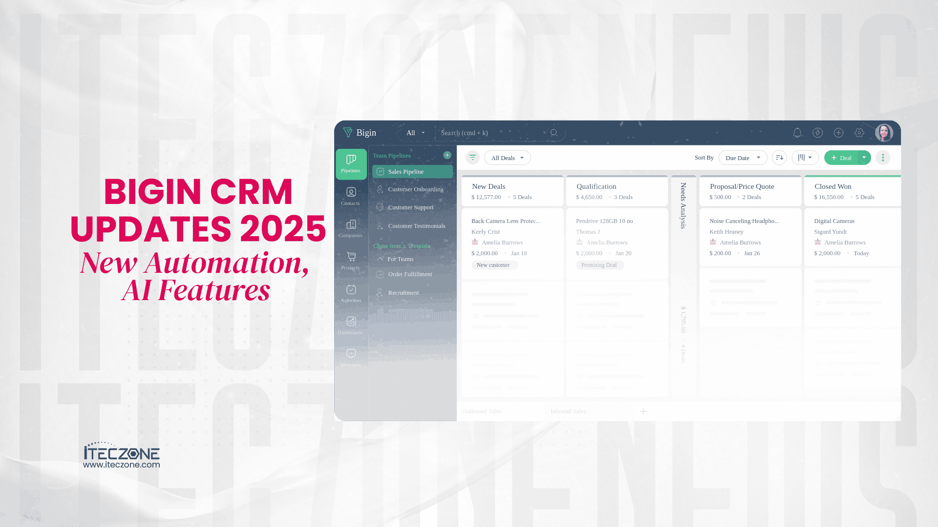 Bigin CRM updates 2025 - iTeczone