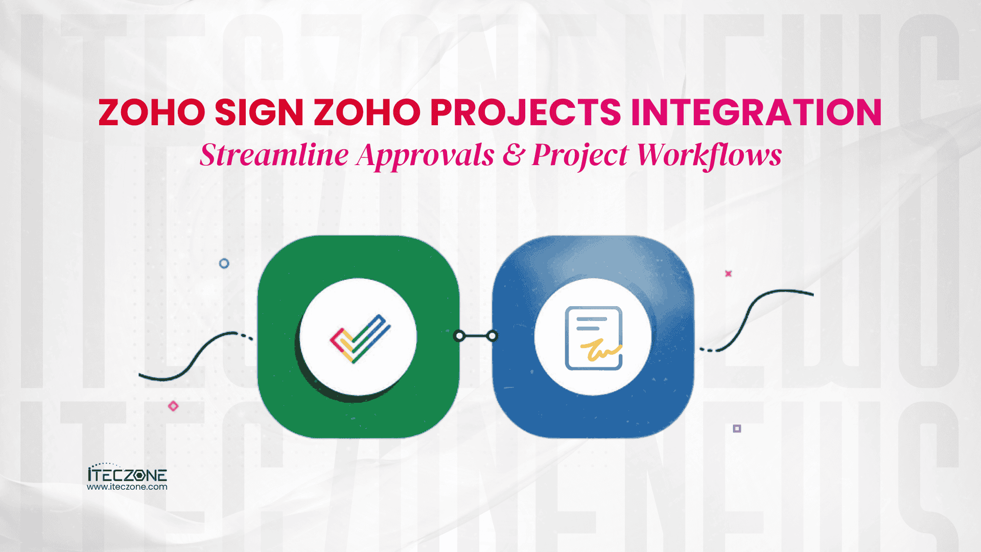 Zoho sign zoho projects Integration - iTeczone